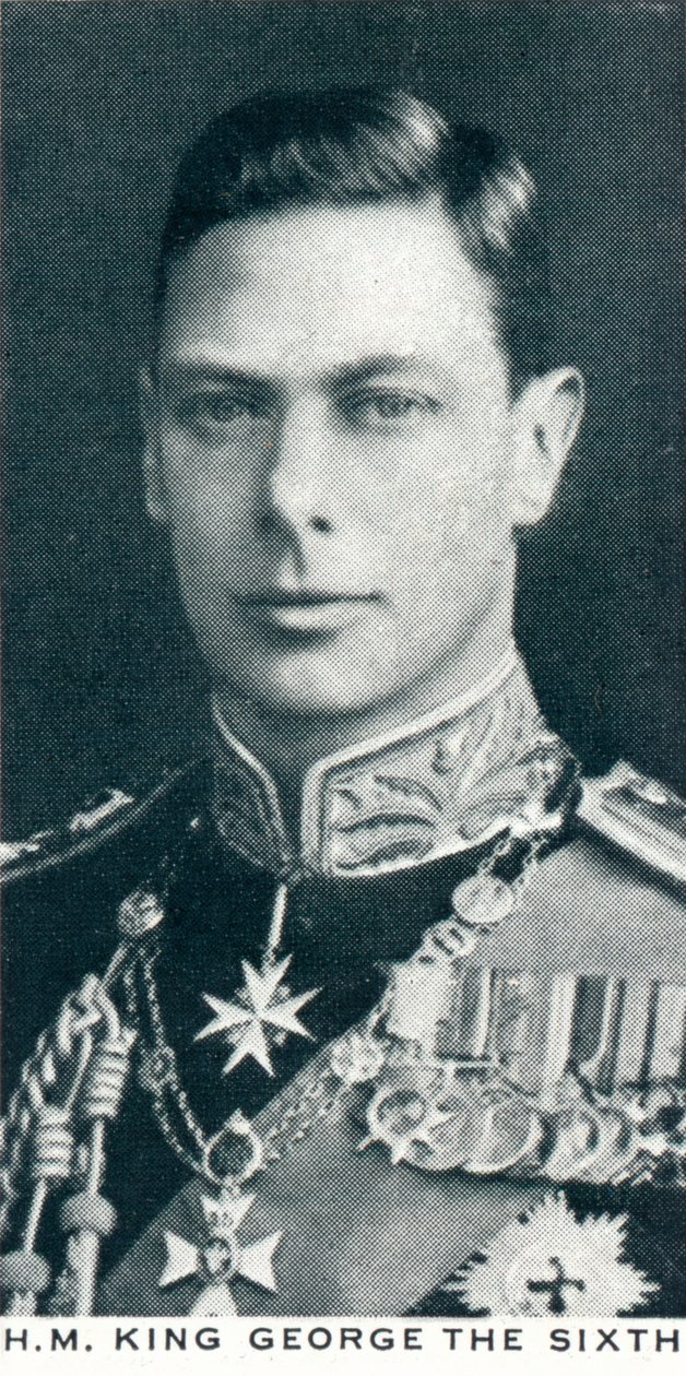 Z.M. Koning George de Zesde, 1937 door Unbekannt