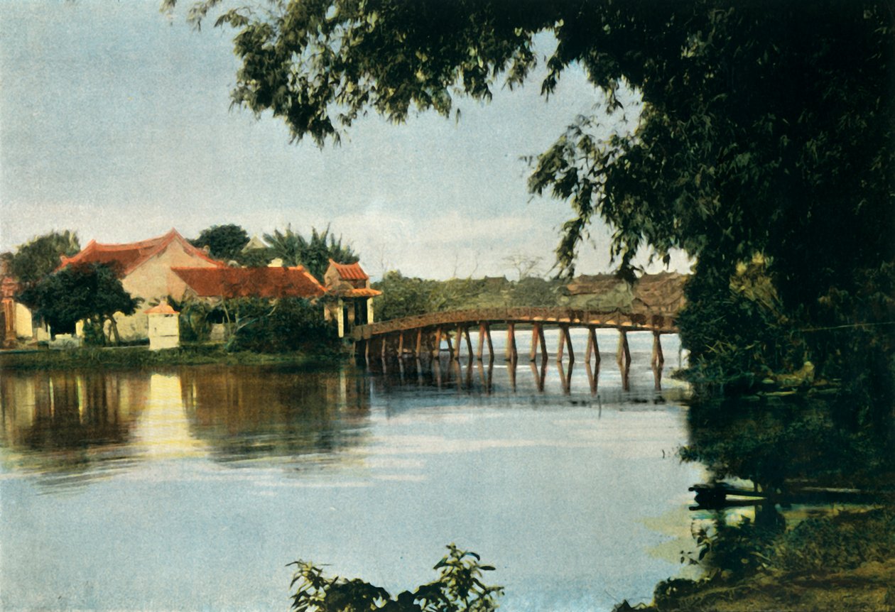 Hanoi. Le Petit Lac, Hanoi. Het kleine meer, 1900 door Unbekannt