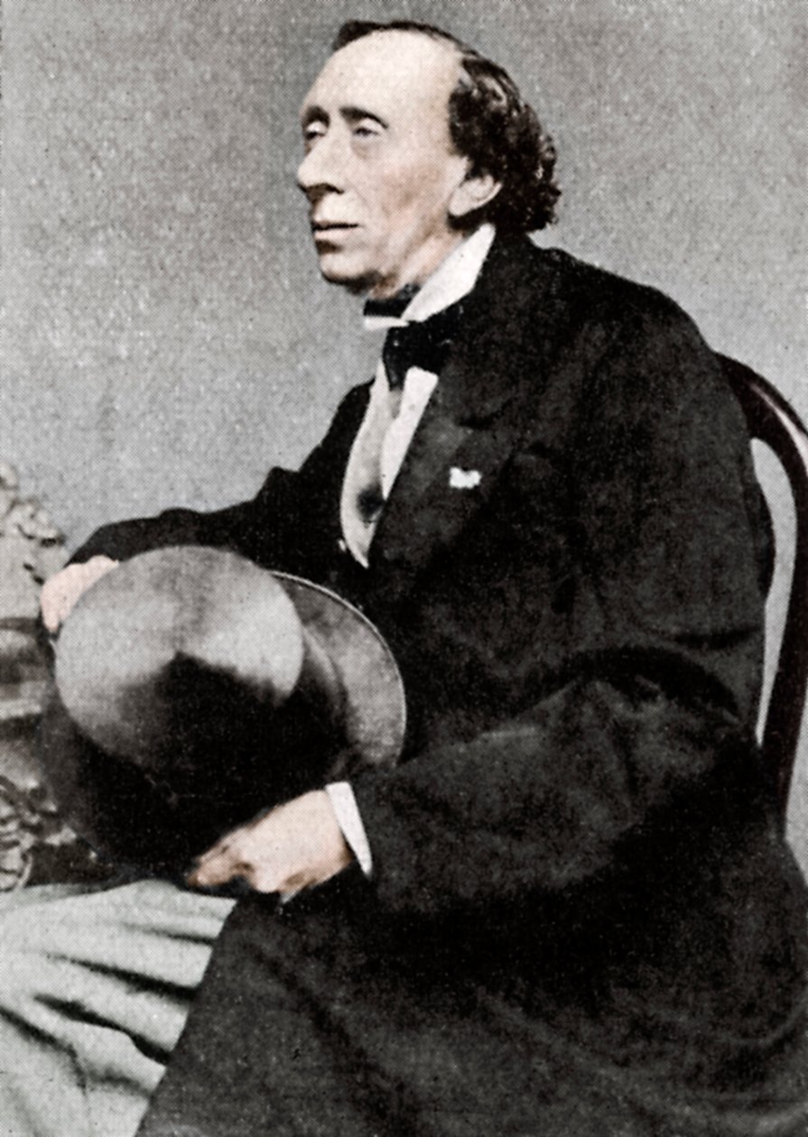Hans Christian Andersen, Deense auteur en dichter, midden 19e eeuw door Unbekannt