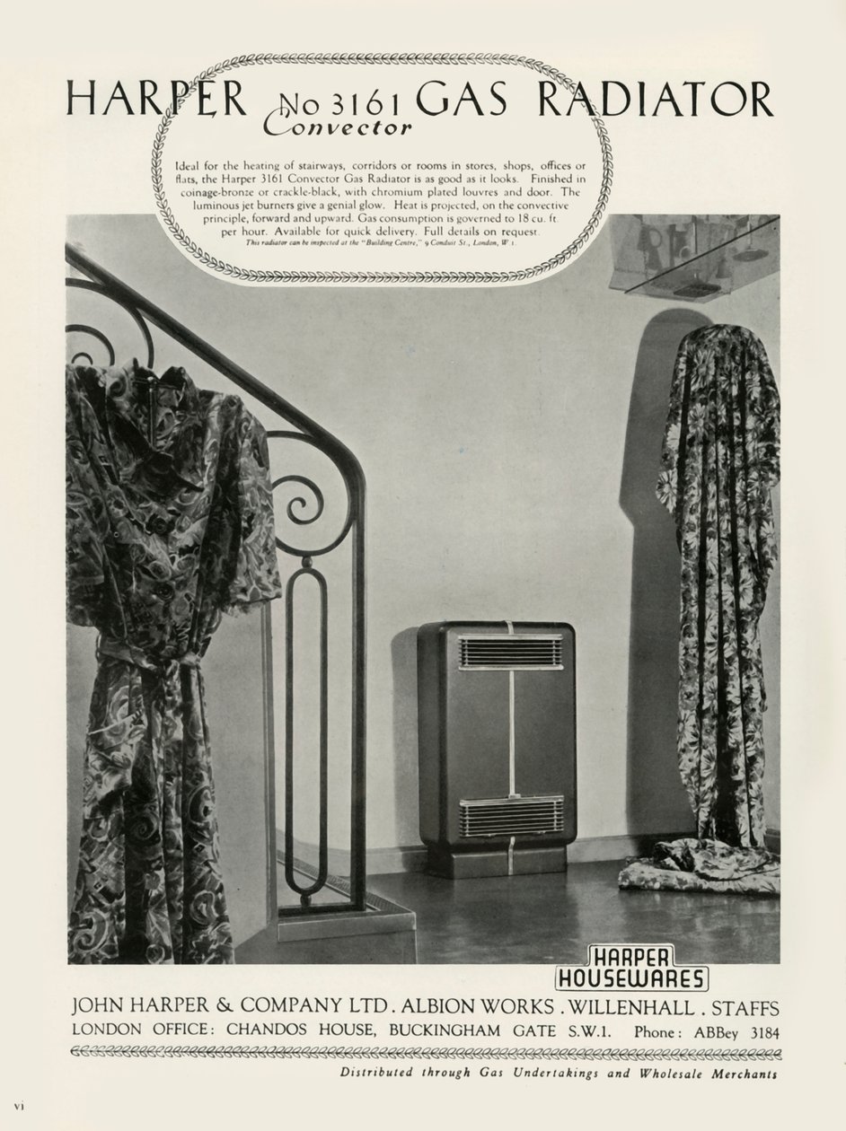 Harper No 3161 Convector Gasradiator - Harper Huishoudartikelen, 1949 door Unbekannt