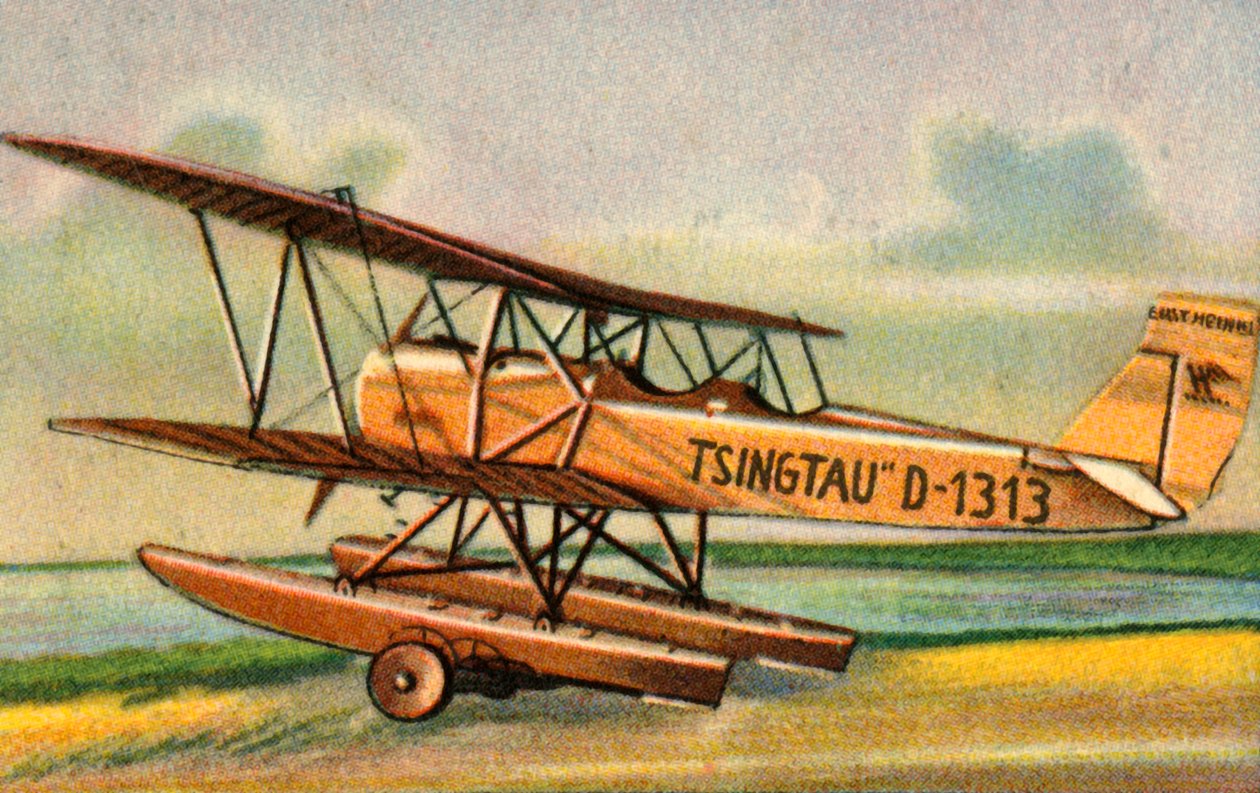 Heinkel HD 24 W Tsingtau watervliegtuig, 1920s, 1932 door Unbekannt