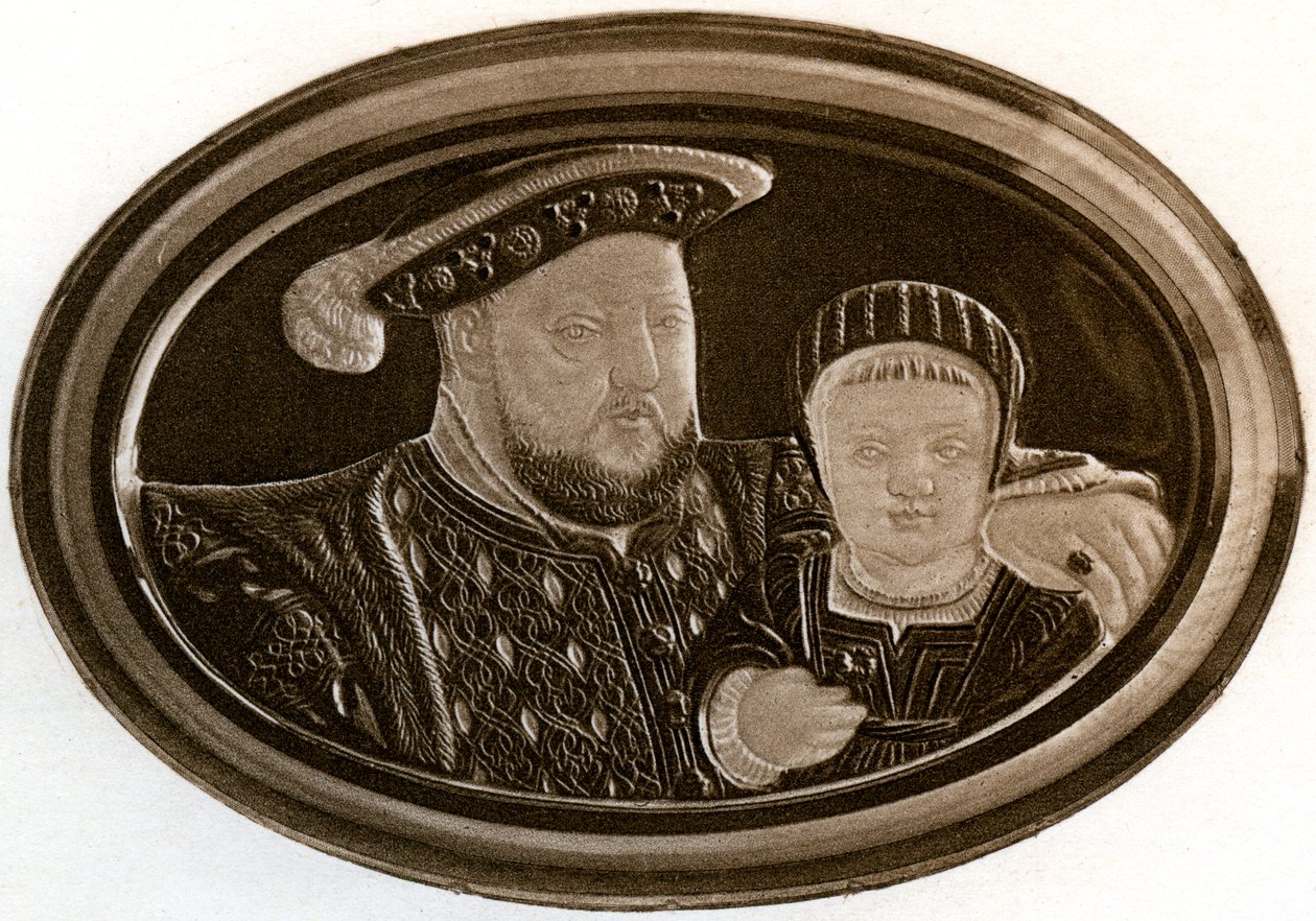 Hendrik VIII en Prins Edward, 1902 door Unbekannt