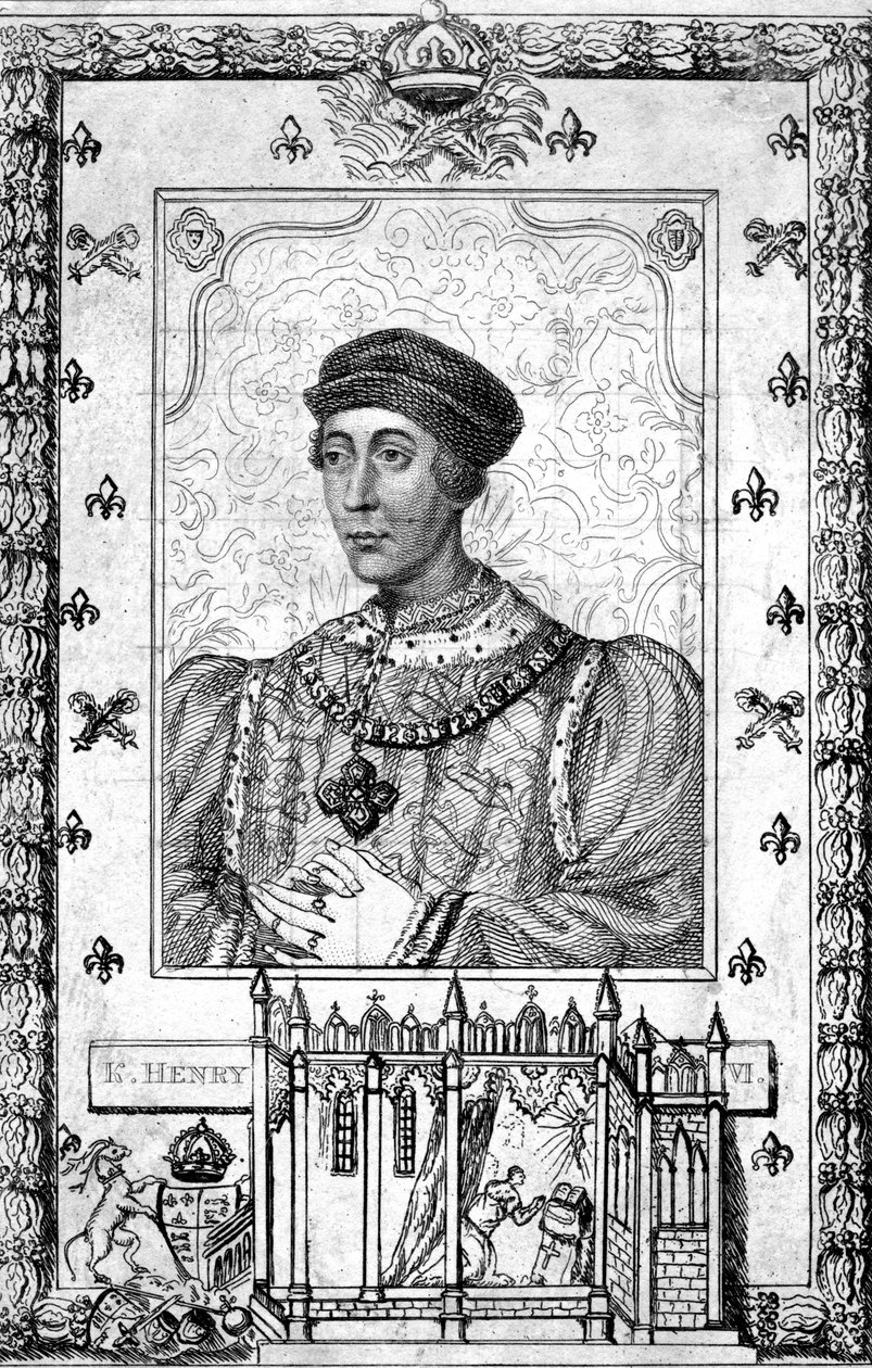 Hendrik VI van Engeland, 1421-1471 door Unbekannt
