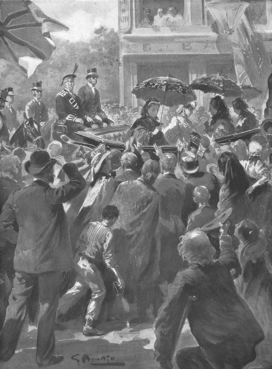 Bezoek van Hare Majesteit aan het oosten van Londen, 2 april 1873, 1901 door Unbekannt