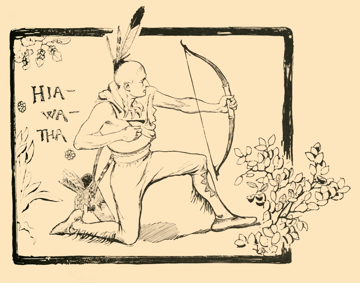 Hiawatha, 1882 door Unbekannt