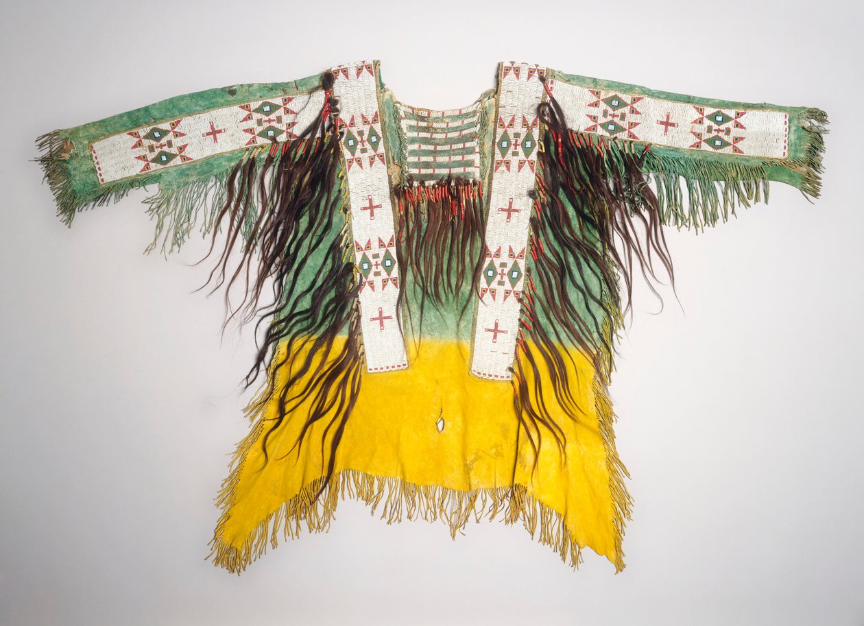 Leren shirt, ca. 1890 door Unbekannt