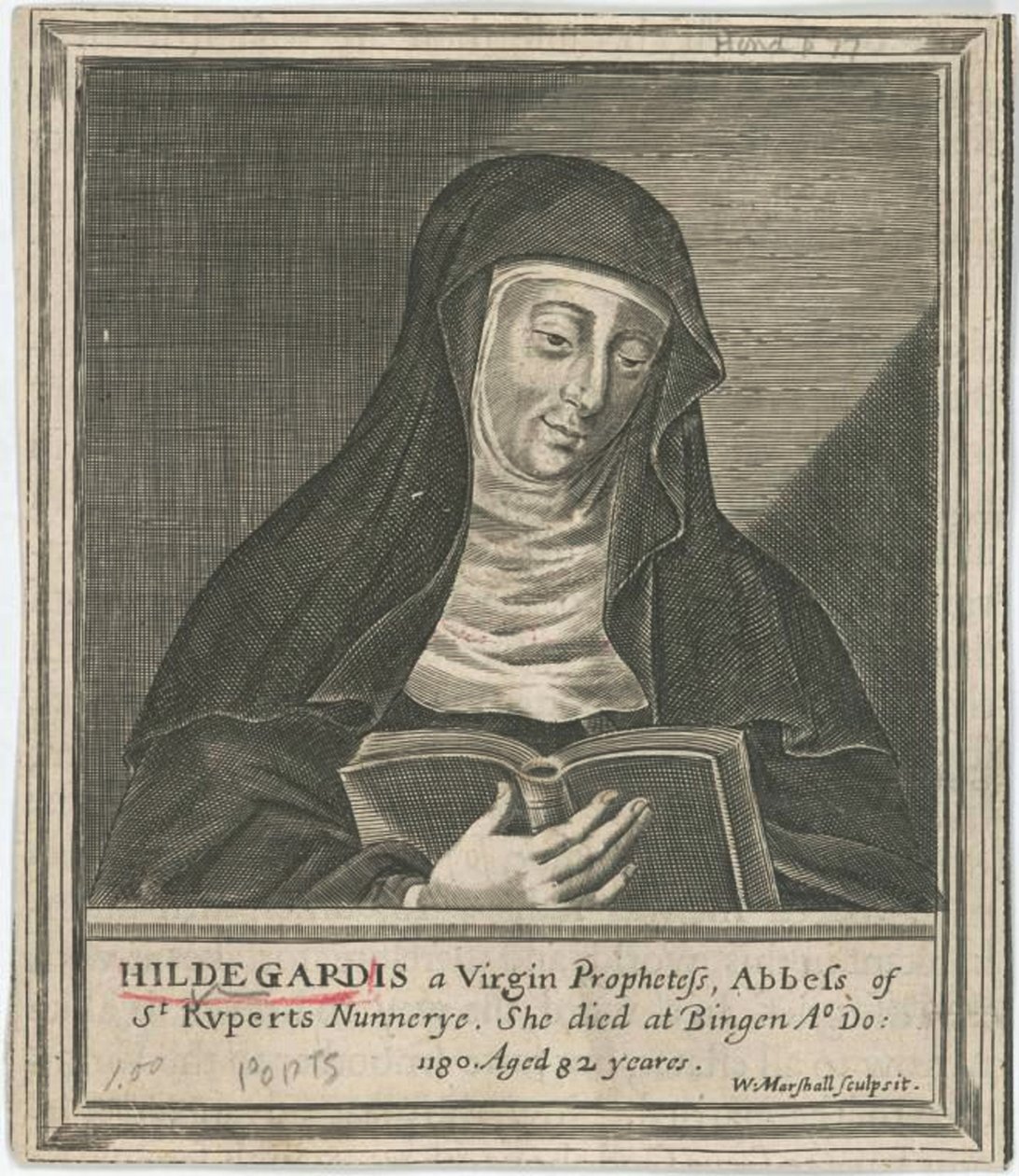 Hildegard van Bingen door Unbekannt