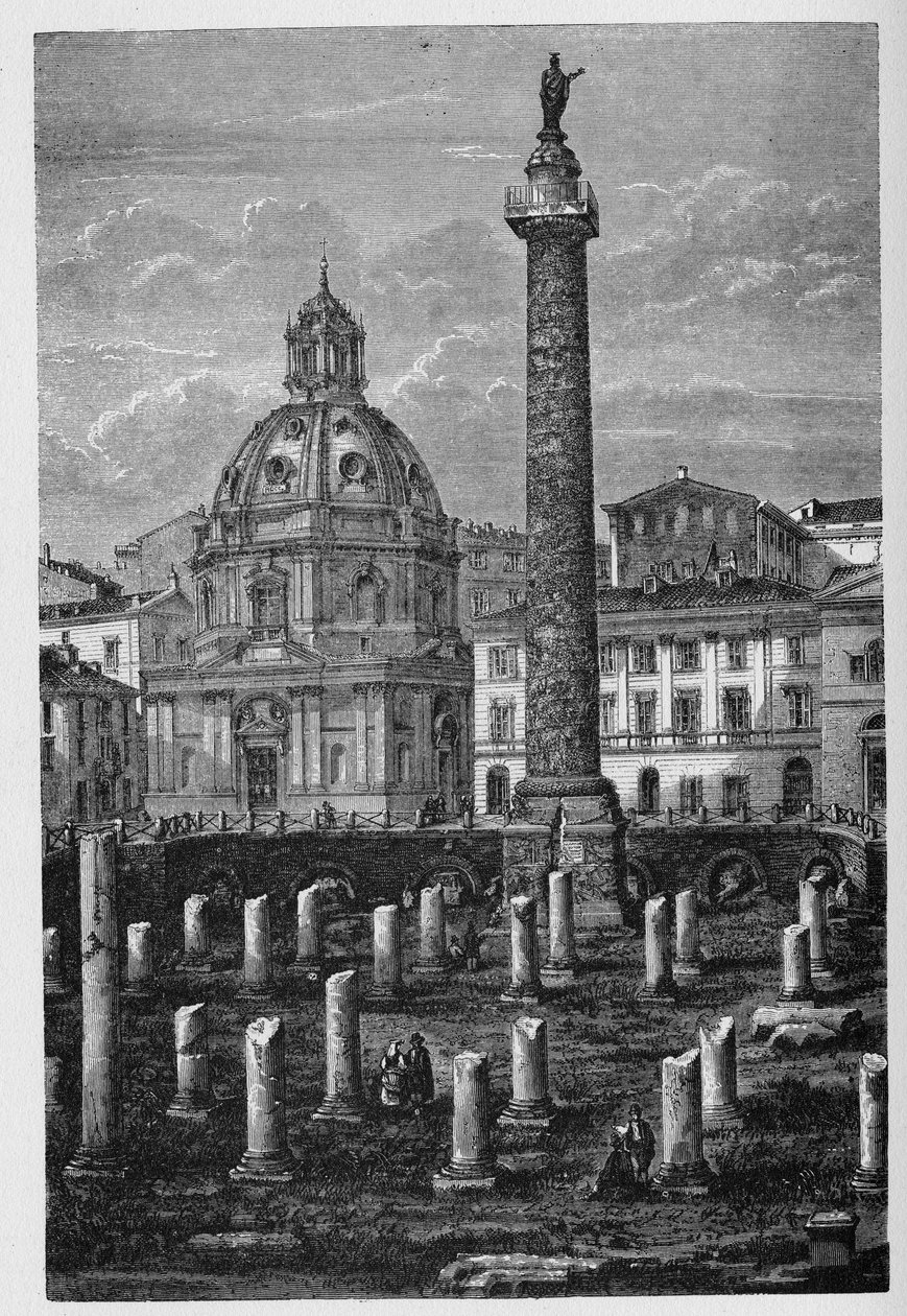 Geschiedenis van het Oude Rome. Rome gravures van 1872 door Unbekannt