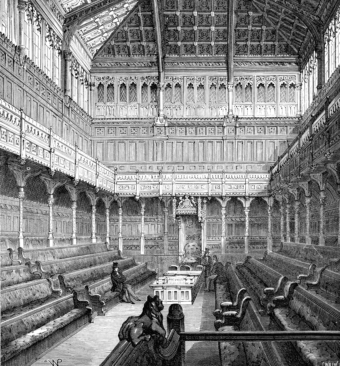 Lagerhuis, Westminster, Londen, 1900 door Unbekannt