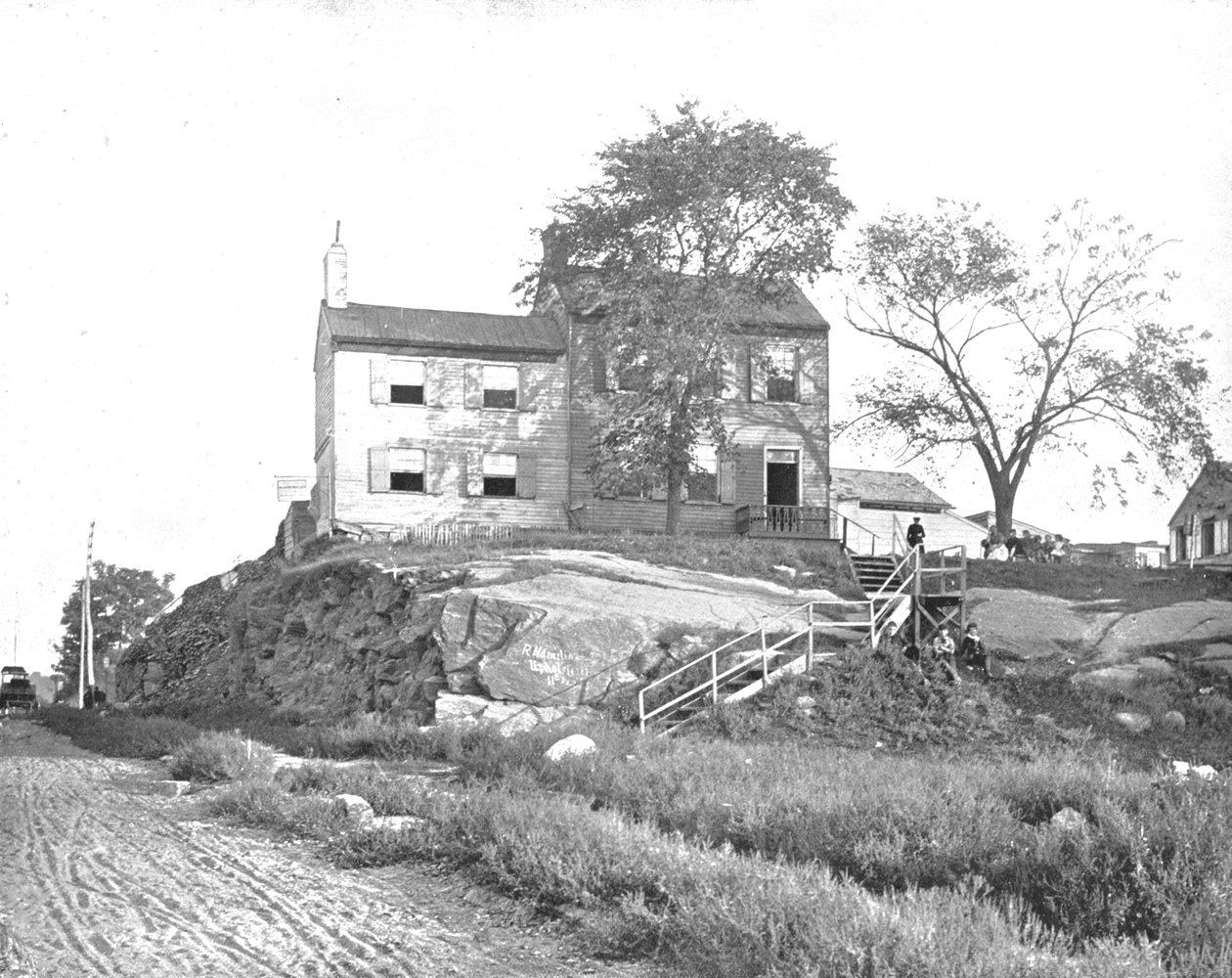 Huis van Edgar Allen Poe, Ravenswood, Long Island, New York State, VS, ca. 1900 door Unbekannt