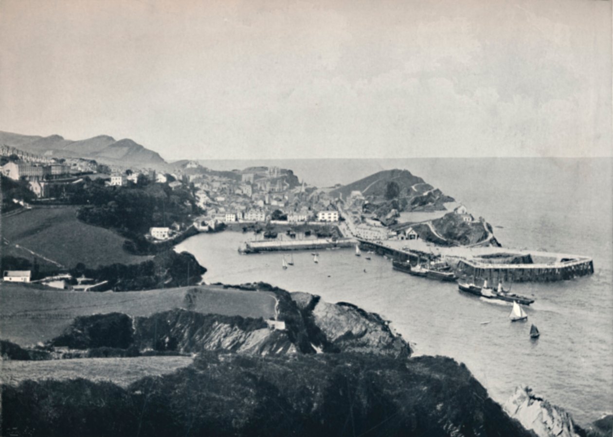 Ilfracombe - Typisch uitzicht, met ruige kust, 1895 door Unbekannt