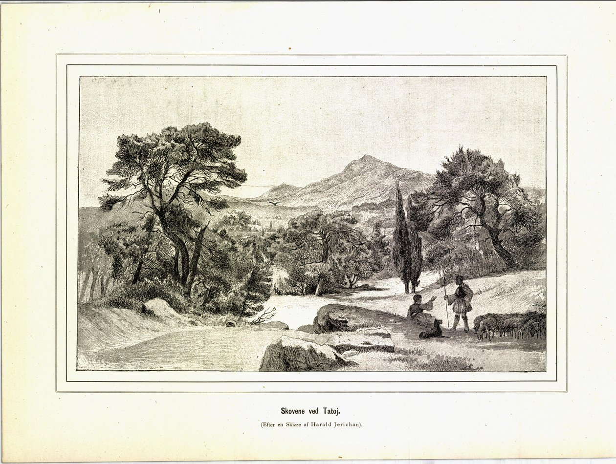 Illustratie uit het boek Brogede rejsebilleder van Jerichau-Baumann, Elisabeth en uitgegeven door Forlagsbureauet (Kopenhagen, 1881) door Unbekannt