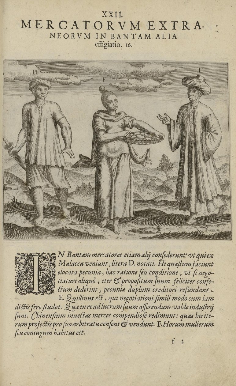 Illustratie uit het boek India Orientalis van onbekende auteur en uitgegeven door Excudebat Matthaeus Beckerus door Unbekannt