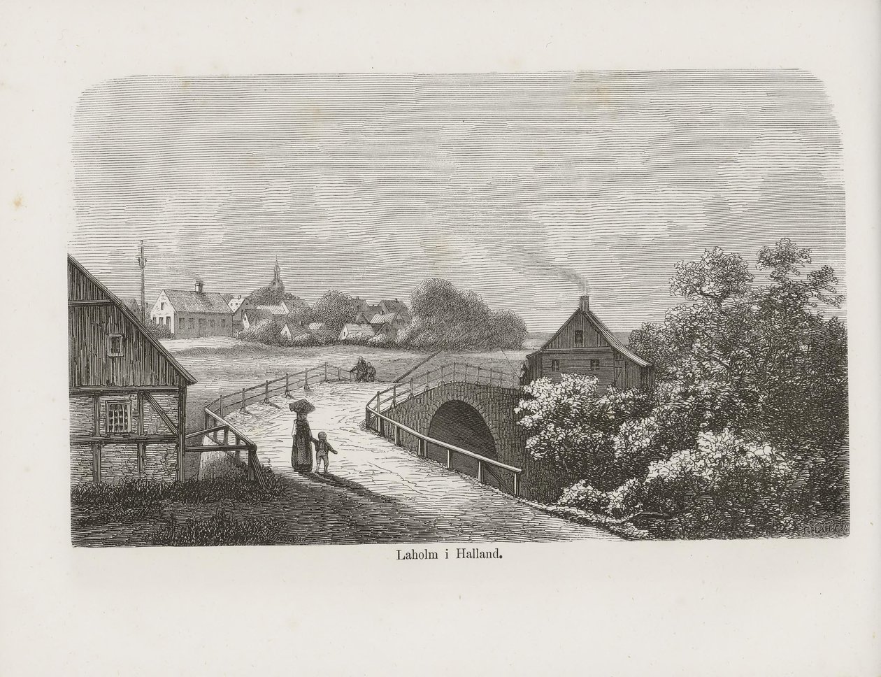 Illustratie uit het boek Nordiska taflor van onbekende auteur en uitgegeven door Albert Bonnier door Unbekannt