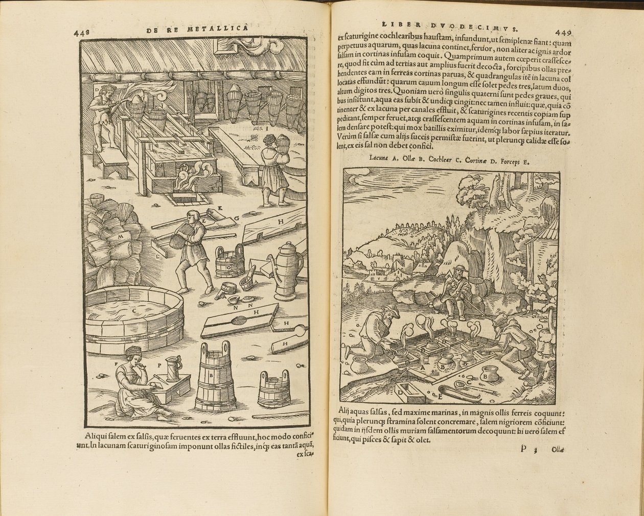 Illustratie uit De re metallica libri XII door Georgius Agricola, 1556 door Unbekannt