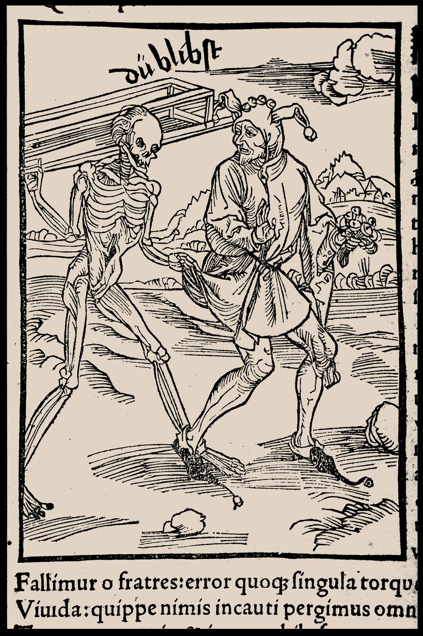 Illustratie bij het boek Narrenschip van Sebastian Brant, 1497 door Unbekannt