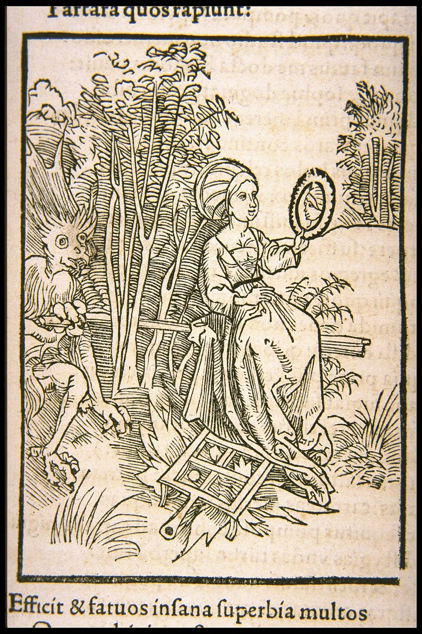Illustratie voor het boek Narrenschip door Sebastian Brant, 1497 door Unbekannt