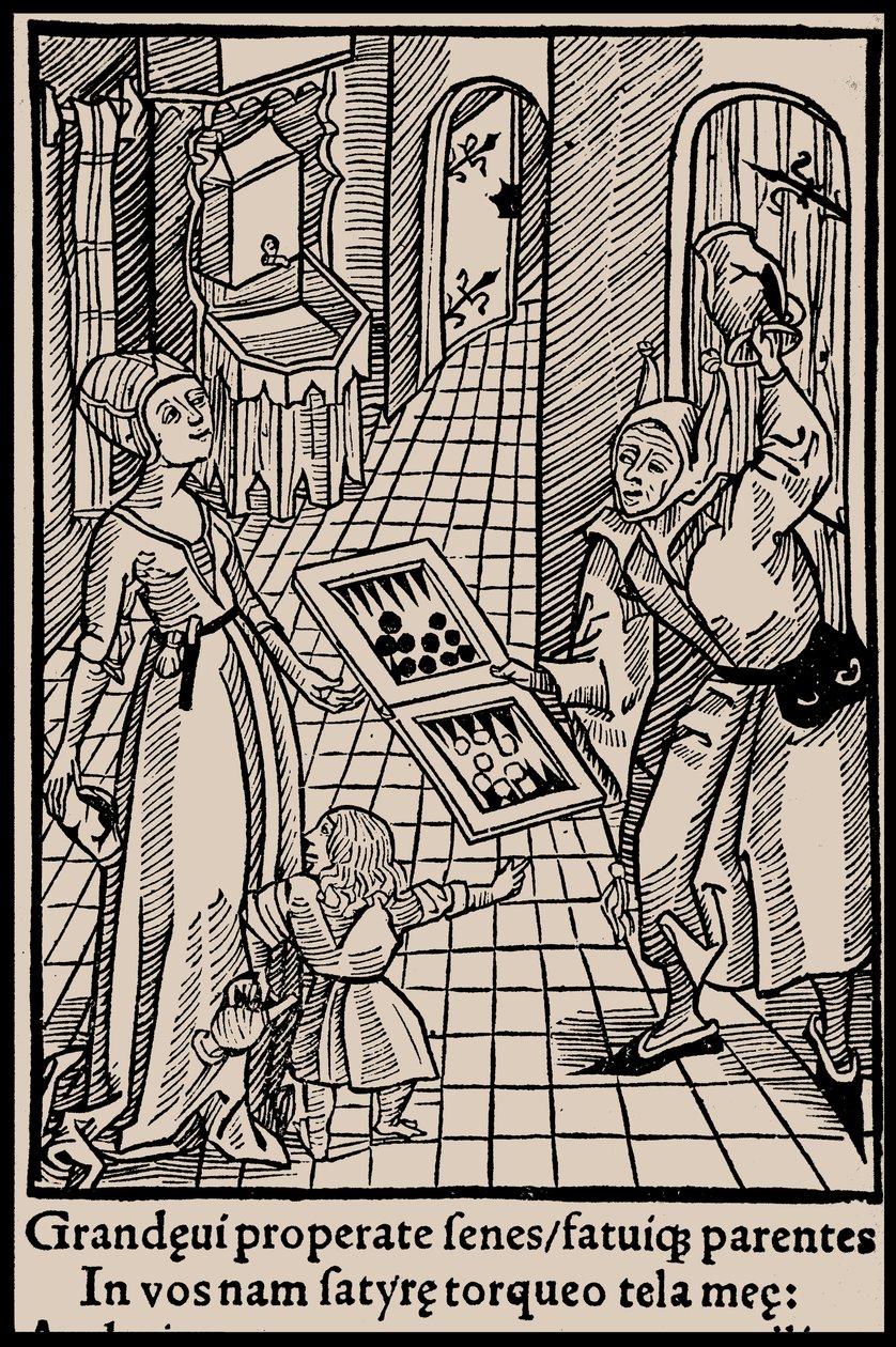 Illustratie voor het boek Narrenschip van Sebastian Brant, 1497 door Unbekannt