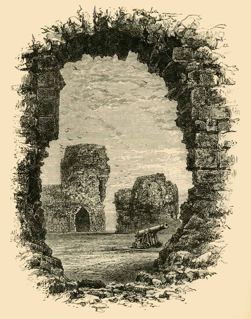 In Flint Castle, 1898 door Unbekannt