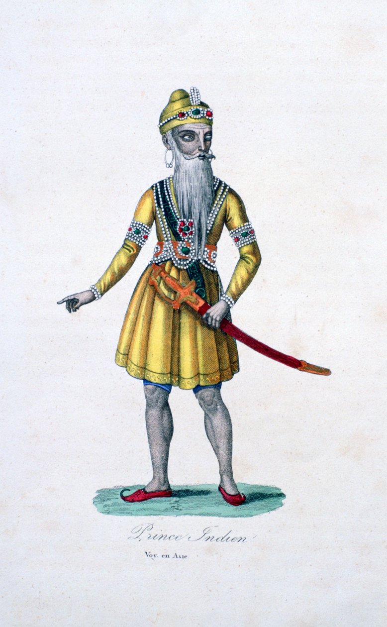 Indiase prins, 1830 door Unbekannt