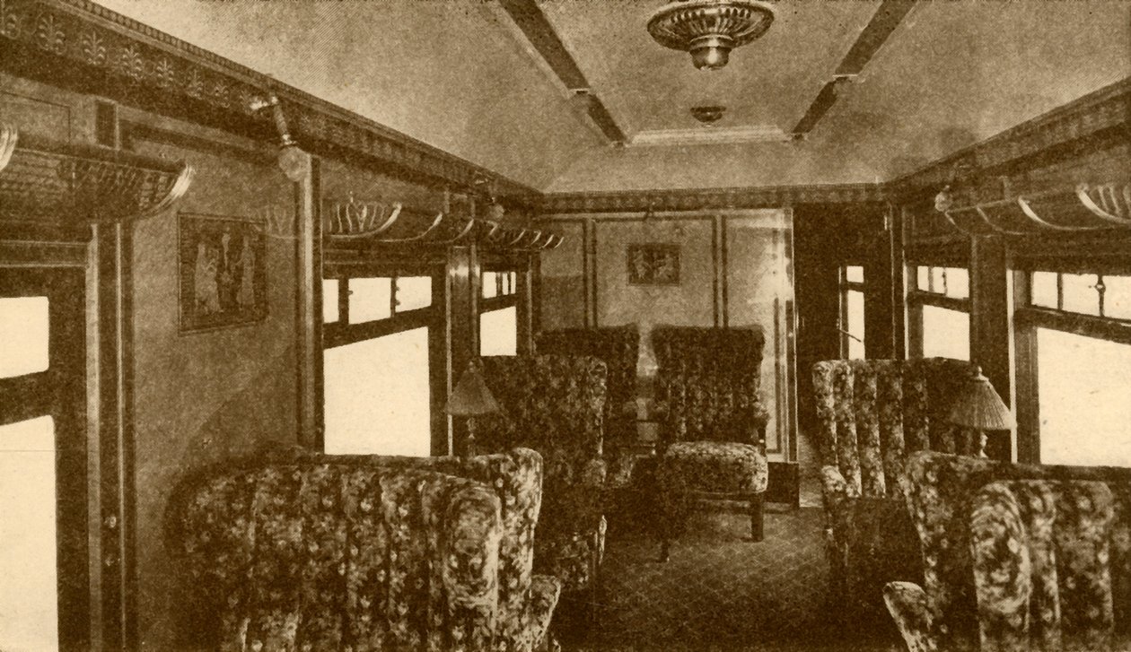 Interieur van Pullman Car, Marjorie, Southern Railway, 1930 door Unbekannt