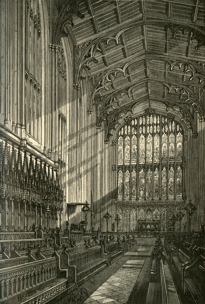 Interieur van de Kapel, 1875, 1911 door Unbekannt