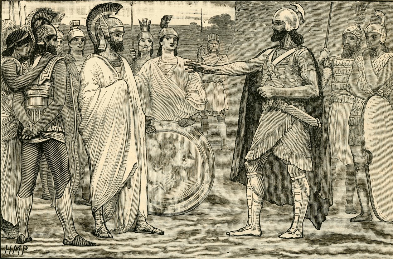 Interview Tussen Agesilaus en Pharnabazus, 1890 door Unbekannt