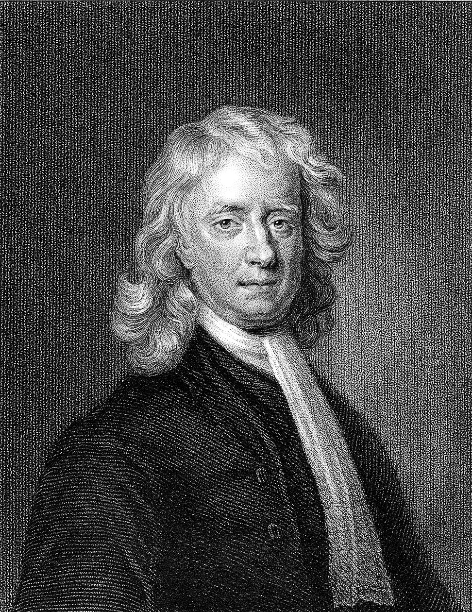 Isaac Newton, Engelse wiskundige en natuurkundige door Unbekannt