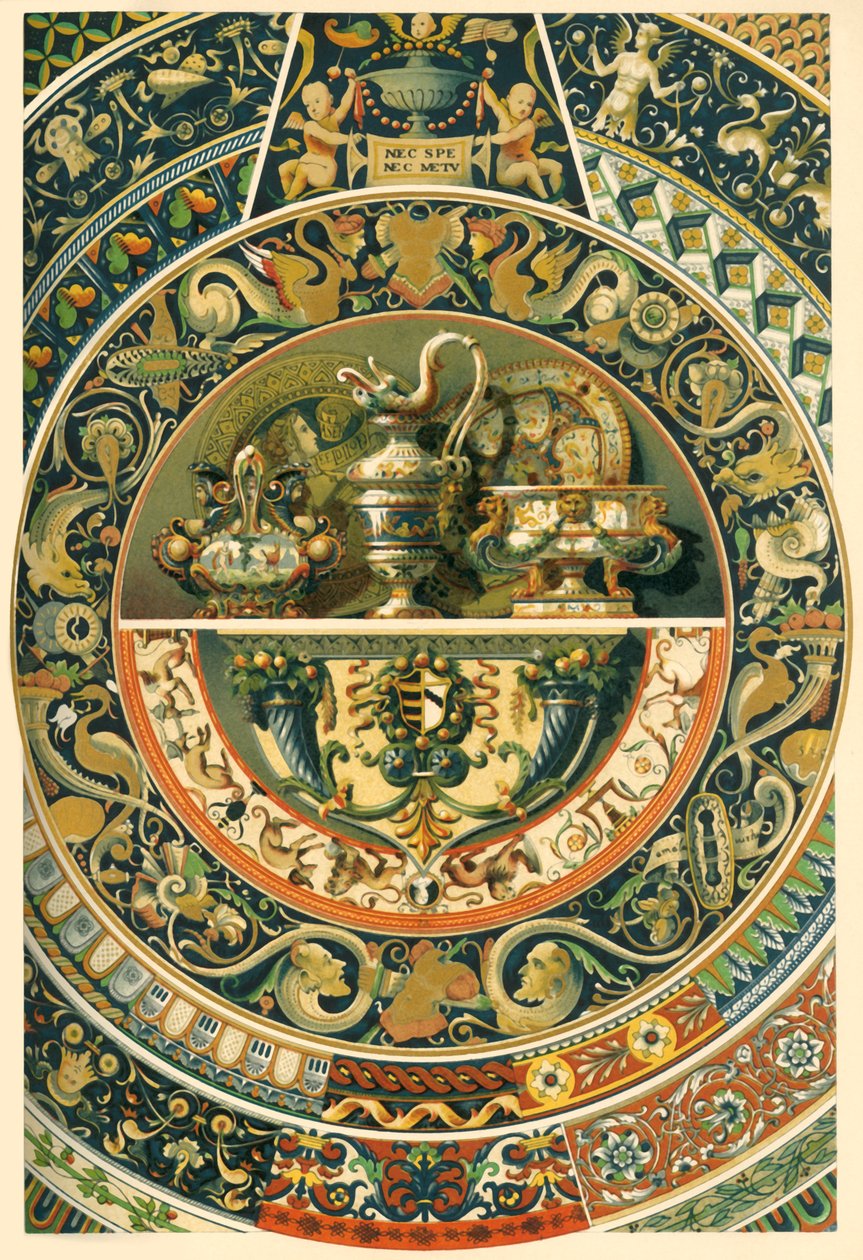 Italiaanse Renaissance beschilderde keramiek, 1898 door Unbekannt