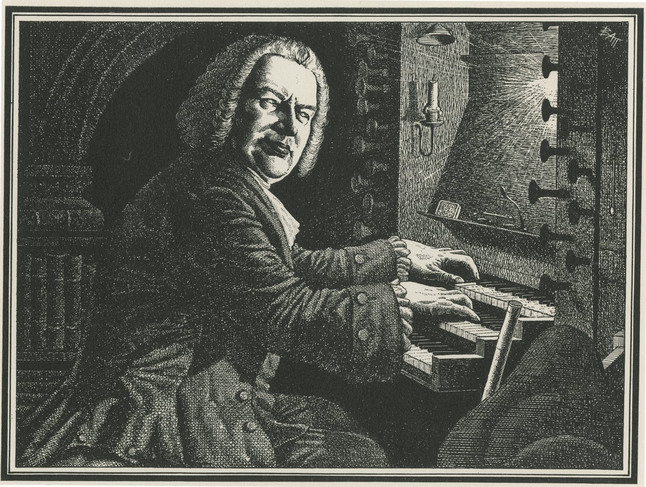 JS Bach door Unbekannt