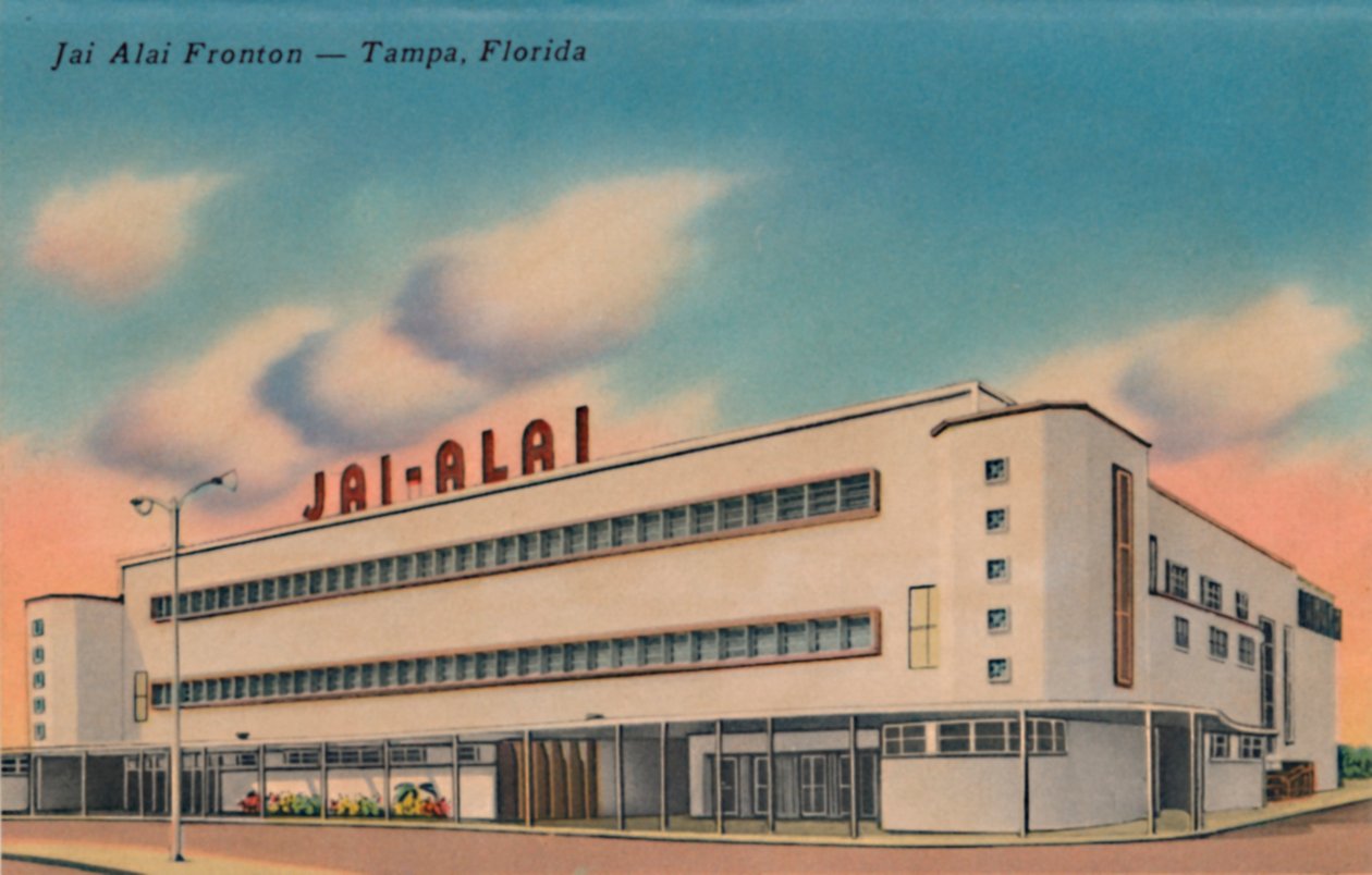 Jai Alai Fronton - Tampa, Florida, c1940s door Unbekannt