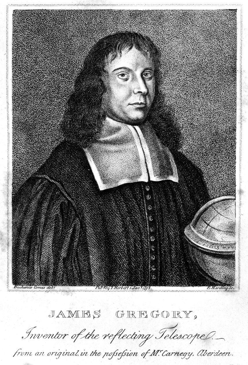 James Gregory, Schotse wiskundige, ca. 1670 door Unbekannt