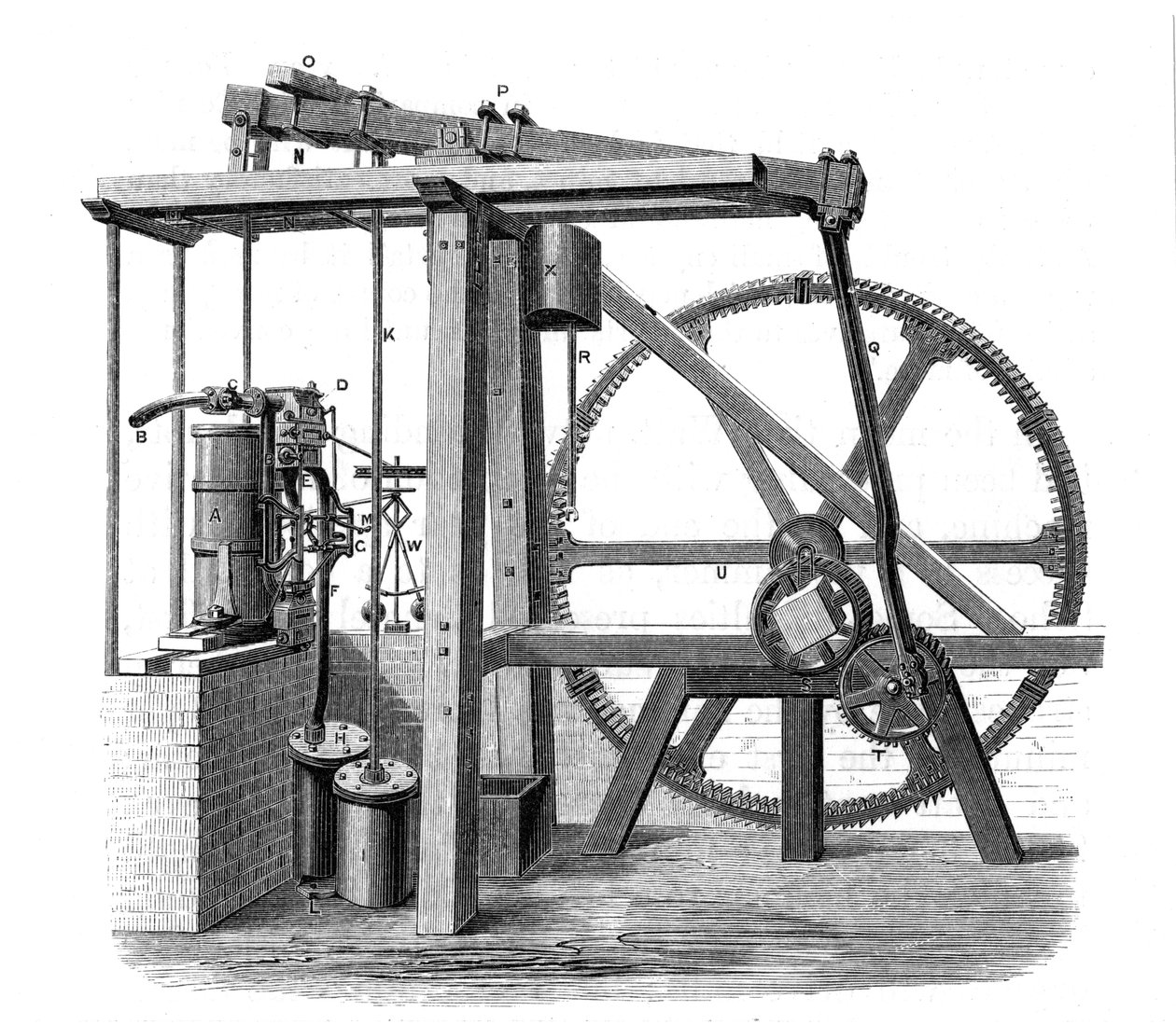 James Watts prototype stoommachine Old Bess door Unbekannt
