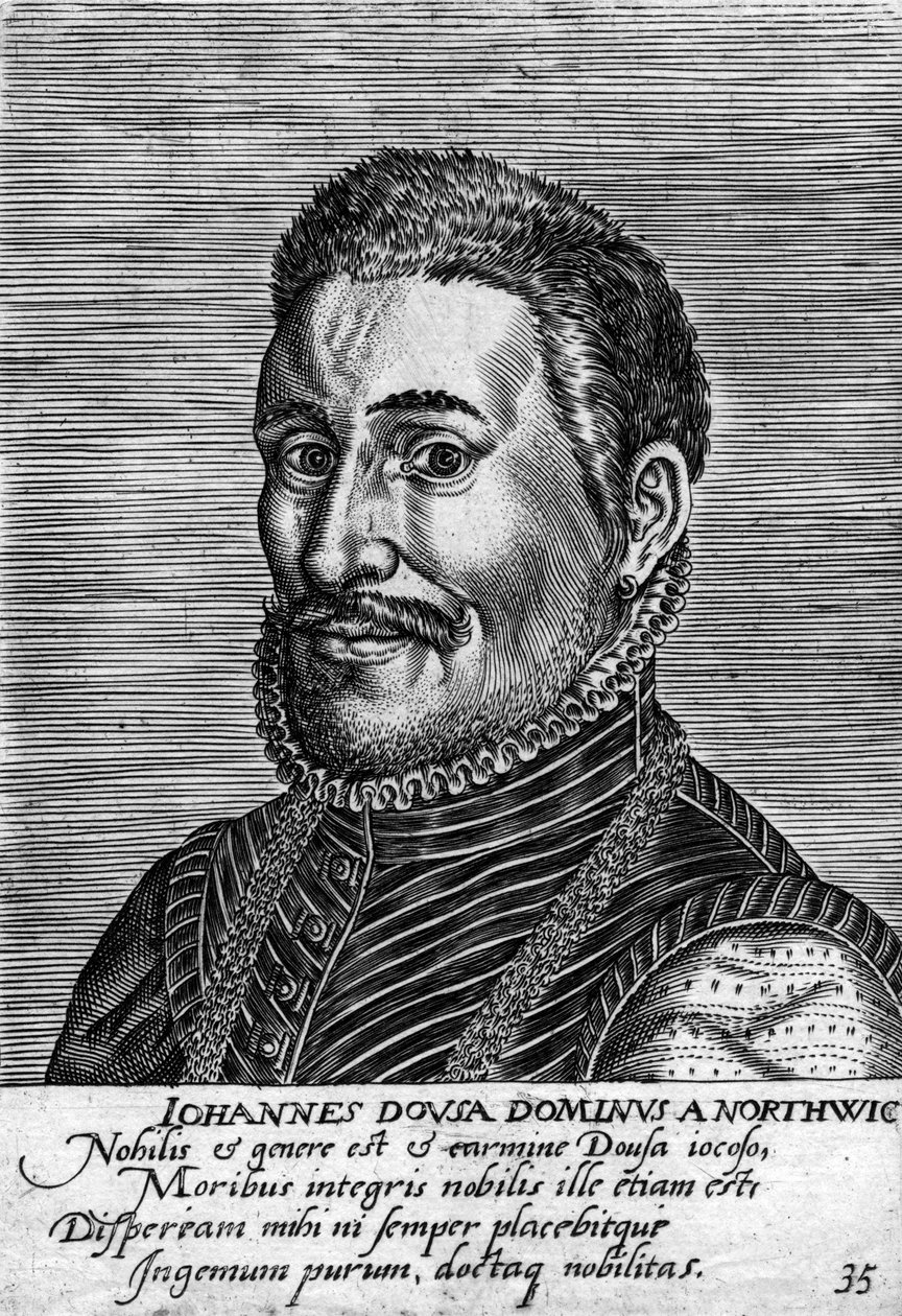 Janus Dousa 1545-1604, Nederlands staatsman, historicus, dichter en filoloog door Unbekannt