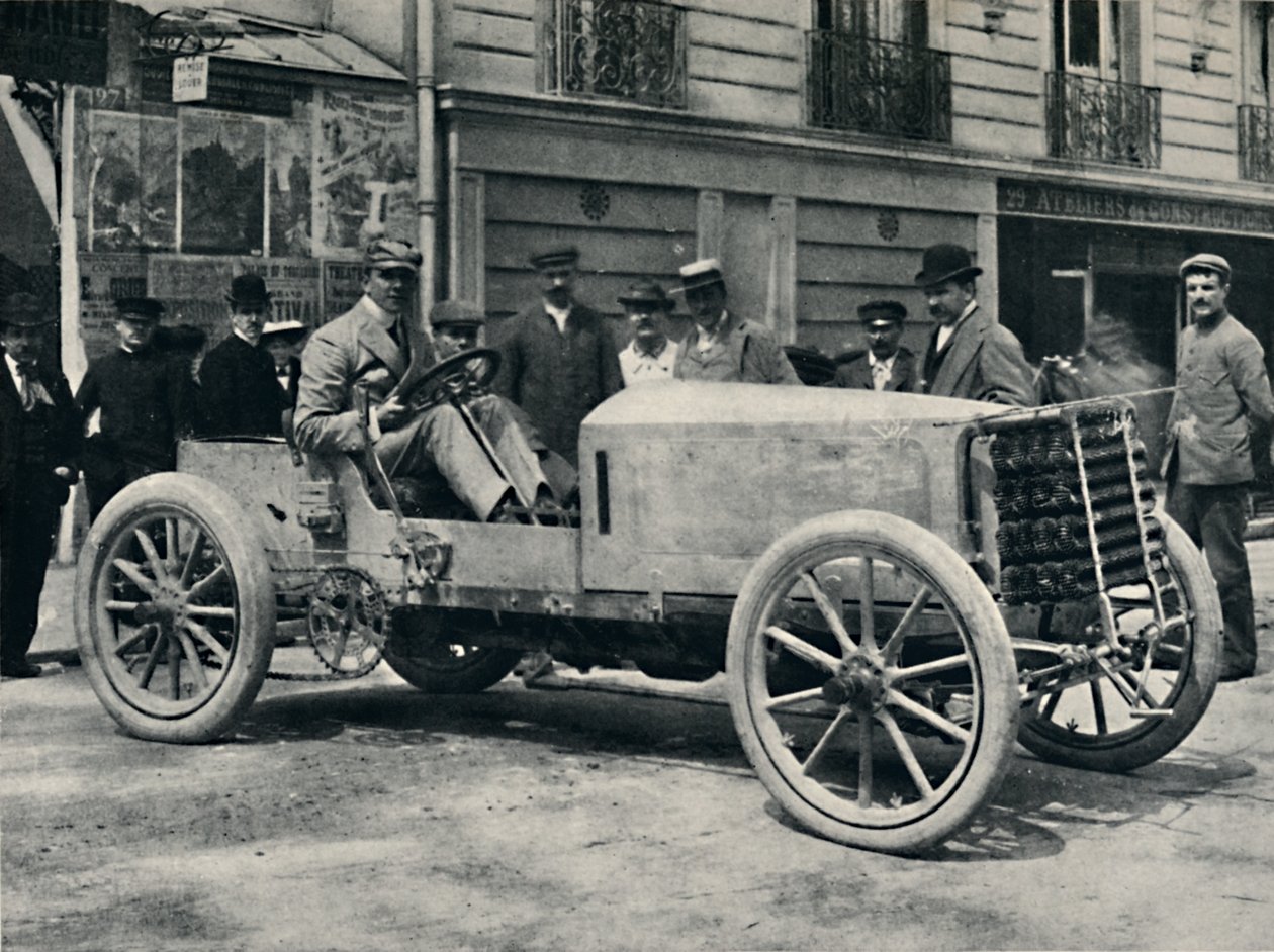 Jarrott voor de start van de Race van de Dood, 1937 door Unbekannt