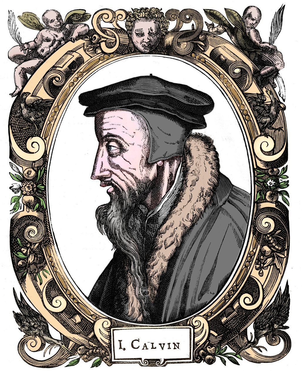 Jean Calvin, Franse theoloog, 1581 door Unbekannt