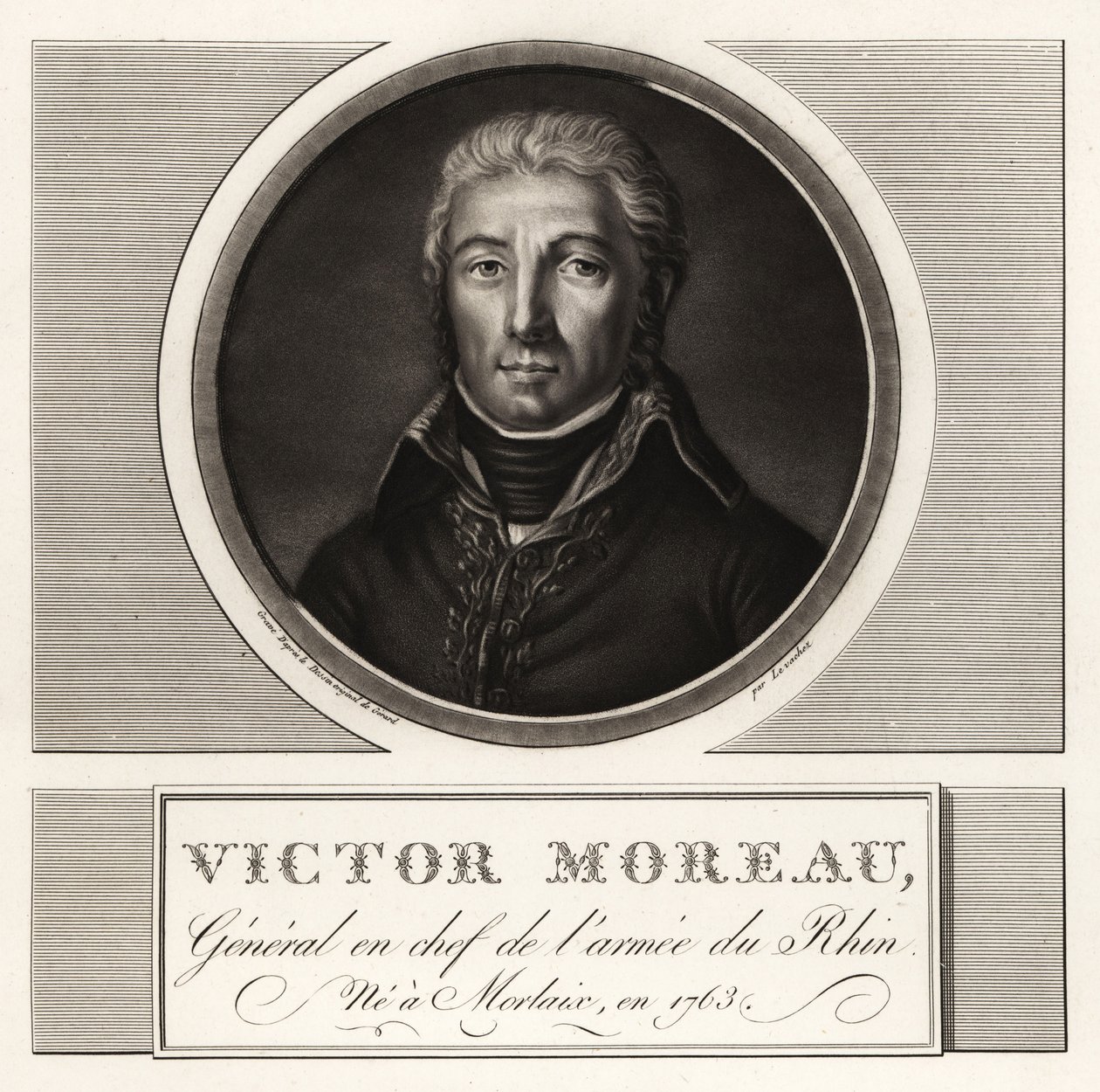 Jean Victor Marie Moreau, Generaal en Chef van het Rijnleger door Unbekannt