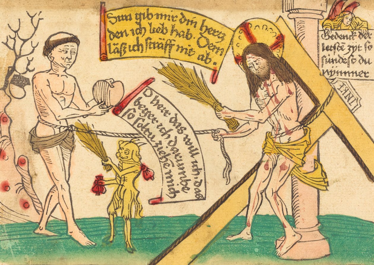 Jezus Trekt de Gelovigen naar het Hart door Unbekannt