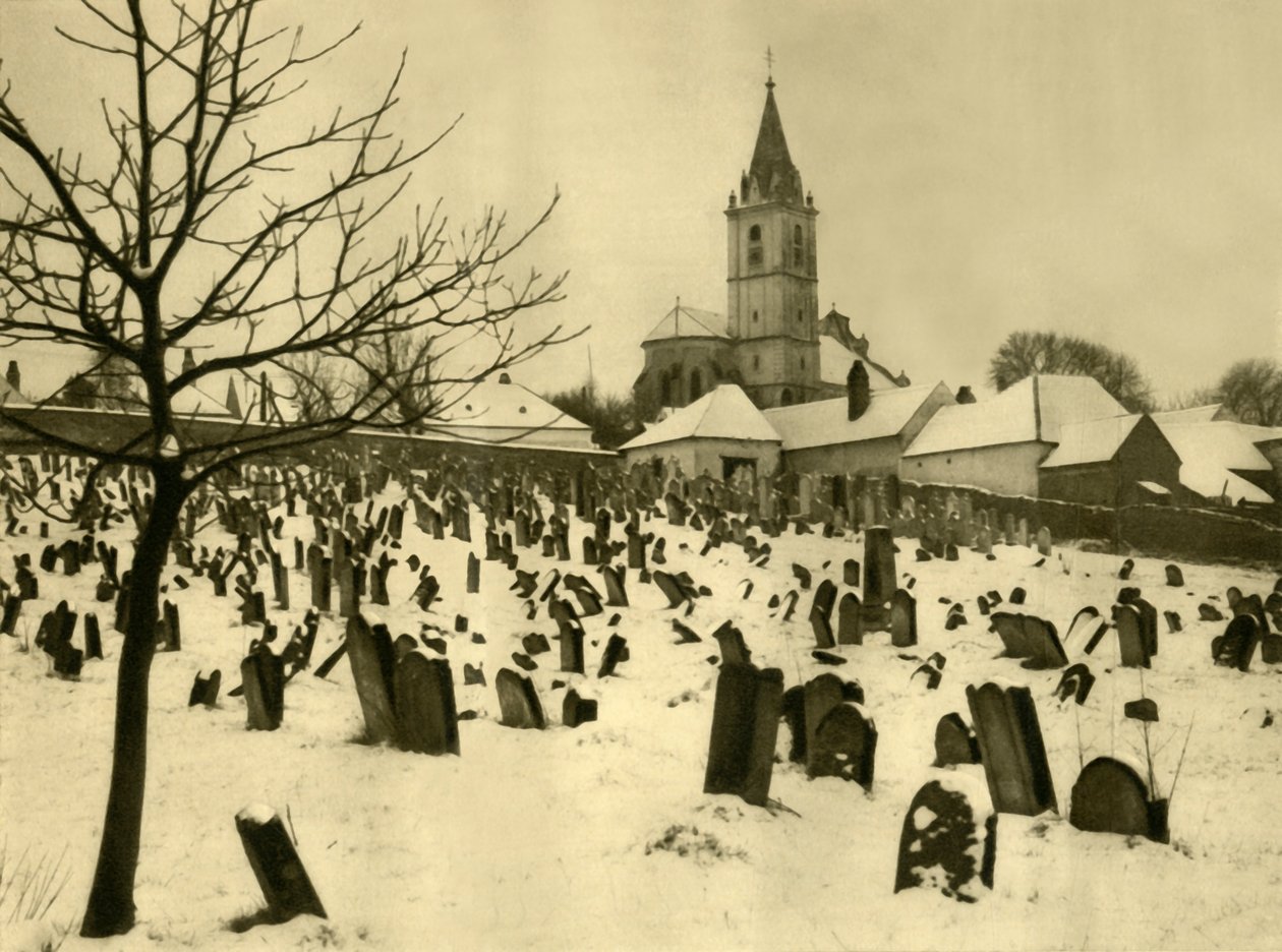 Joodse begraafplaats, Mattersburg, Burgenland, Oostenrijk, ca. 1935 door Unbekannt