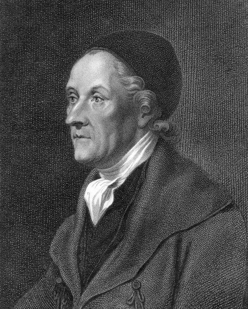 Johann Kaspar Lavater, Zwitserse fysiognomist en theoloog, begin 19e eeuw door Unbekannt