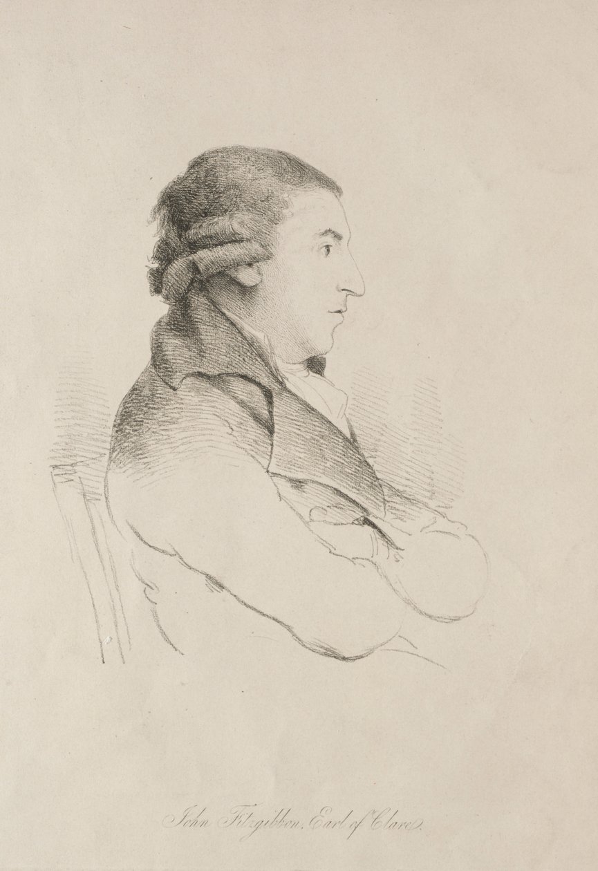 John Fitzgibbon, Graaf van Clare, begin 1800 door Unbekannt