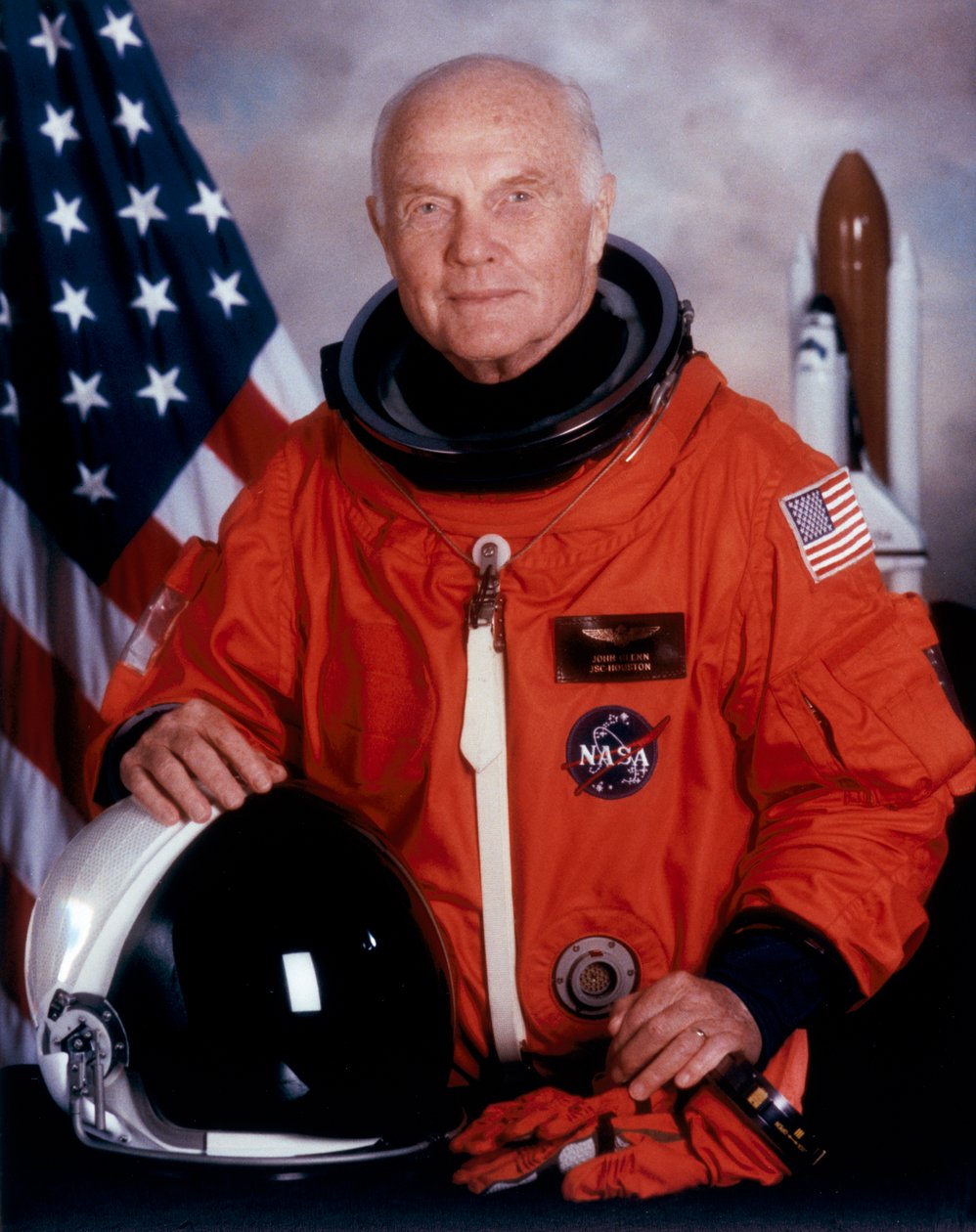 John H Glenn, Amerikaanse astronaut, mei 1998 door Unbekannt