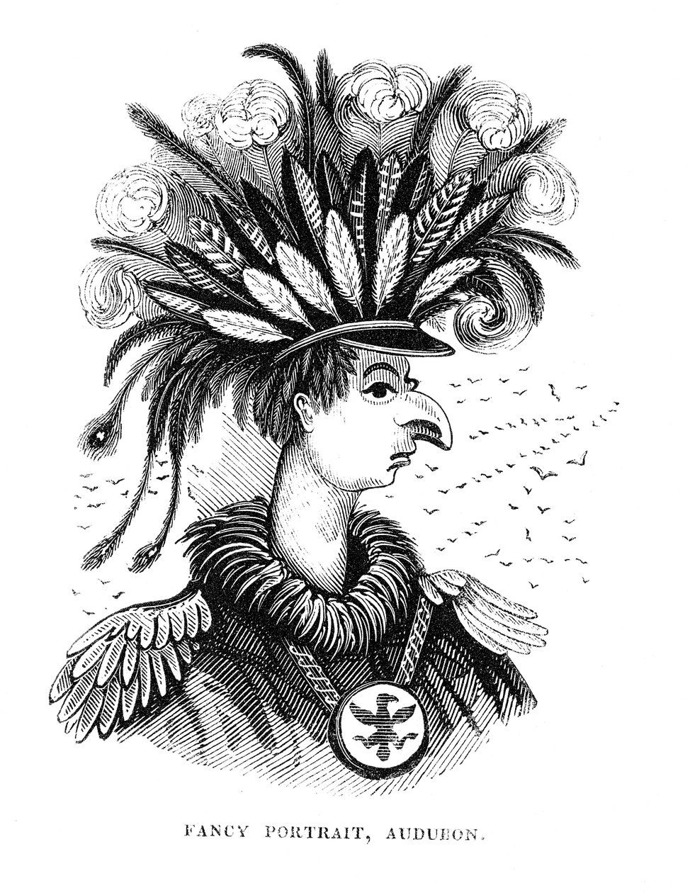 John James Audubon 1780-1851, Amerikaanse ornitholoog en kunstenaar, 1836 door Unbekannt