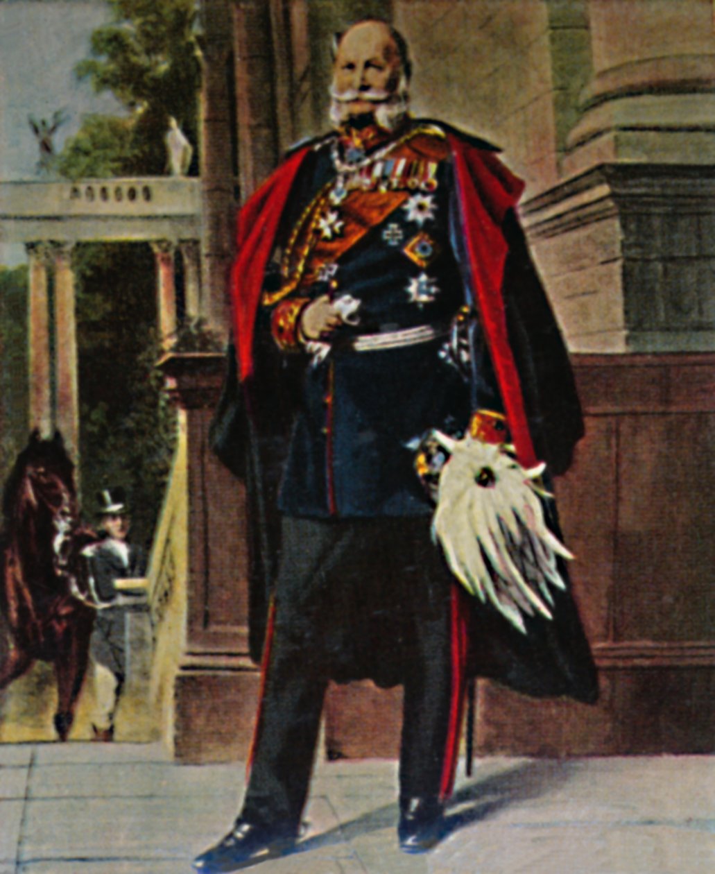 Kaiser Wilhelm I. - Schilderij van Plockhorst door Unbekannt