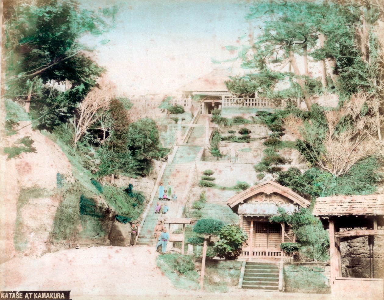 Katase bij Kamakura, Japan door Unbekannt