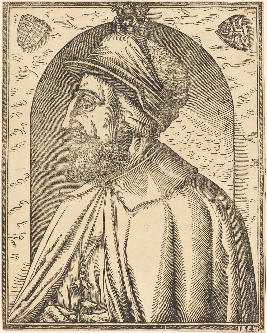 Koning Ferdinand van Oostenrijk, 1547 door Unbekannt