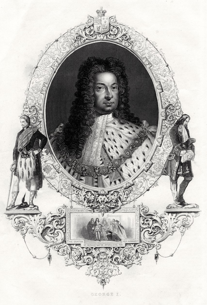 Koning George I, 1860 door Unbekannt
