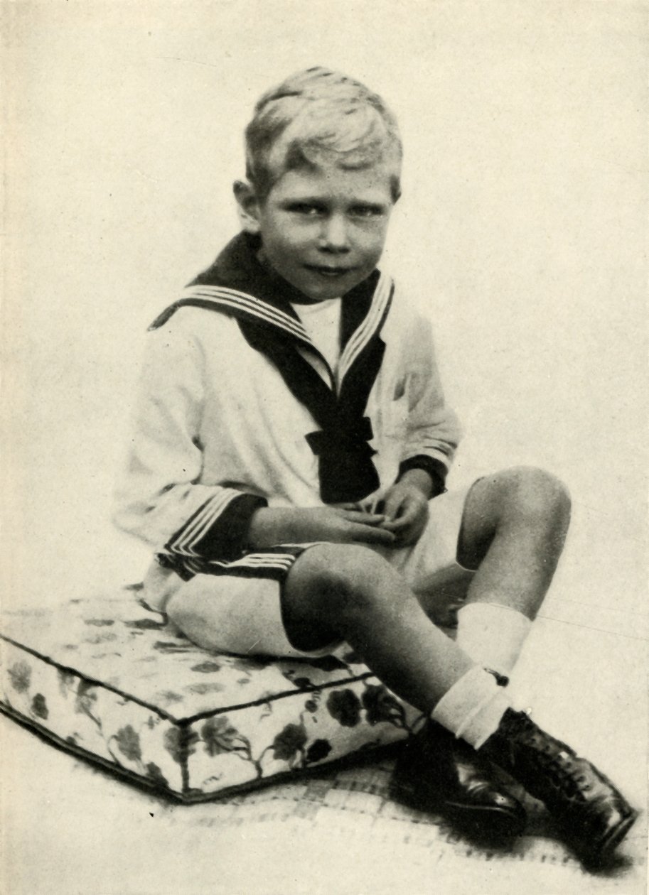 Koning George VI op vakantie in Osborne in 1899, 1937 door Unbekannt