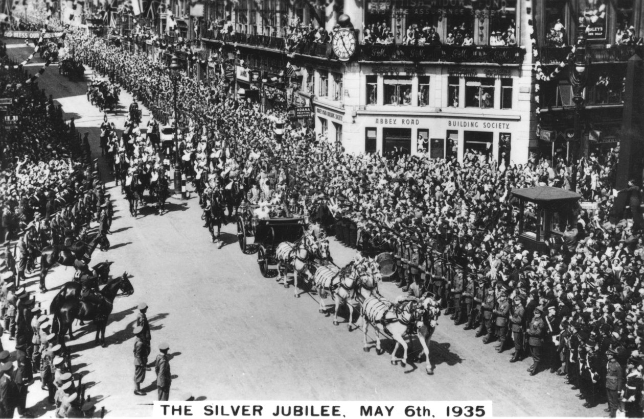 Zilveren jubileum van koning George V, Londen, 6 mei 1935 door Unbekannt