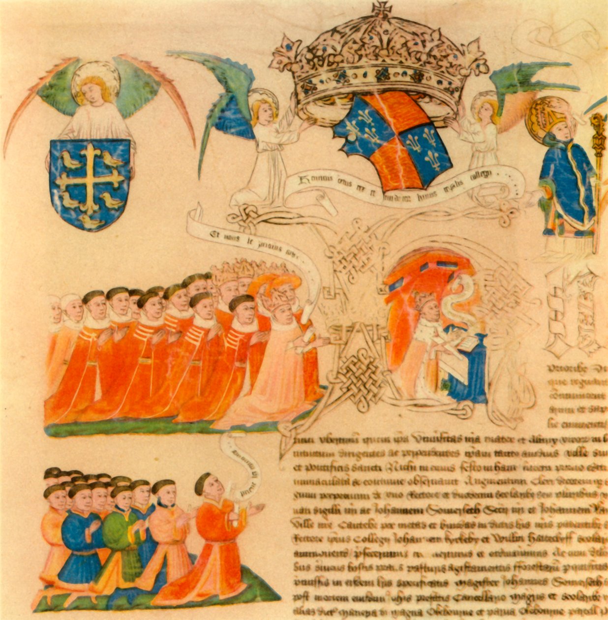 Koning Hendrik VI met Vertegenwoordigers van de Heren en Gemeenten, 1446, 1947 door Unbekannt